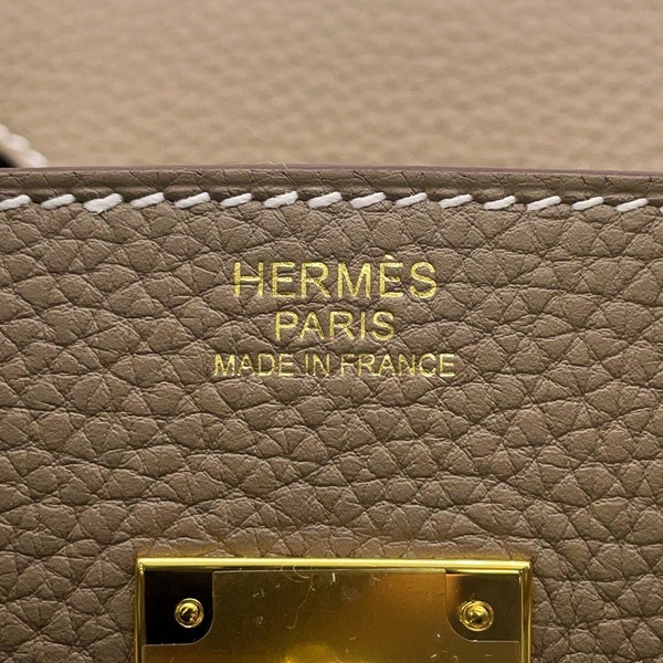 エルメス バーキン30 エトゥープ/ゴールド金具 トゴ K刻印 HERMES Birkin ハンドバッグ