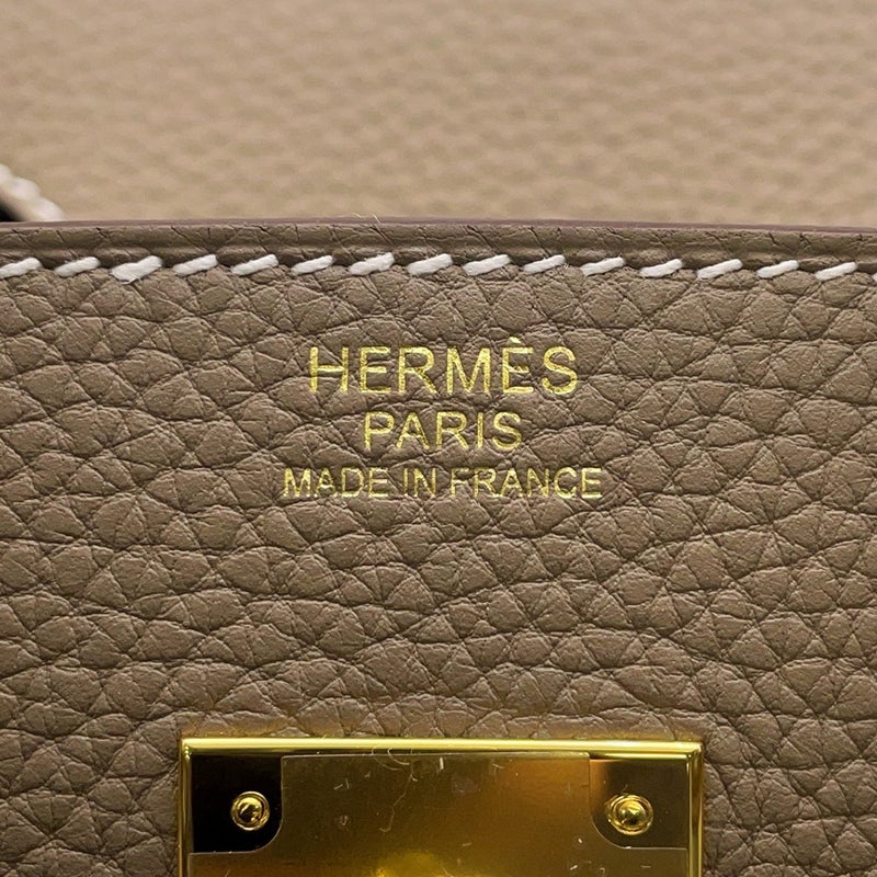 エルメス バーキン30 エトゥープ/ゴールド金具 トゴ K刻印 HERMES Birkin ハンドバッグ