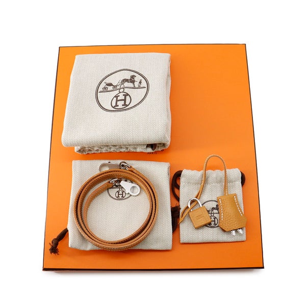 エルメス ハンドバッグ ケリー25 外縫い ナチュラルサブレ/シルバー金具 ナチュラルグレネ K刻印 ２wayショルダー