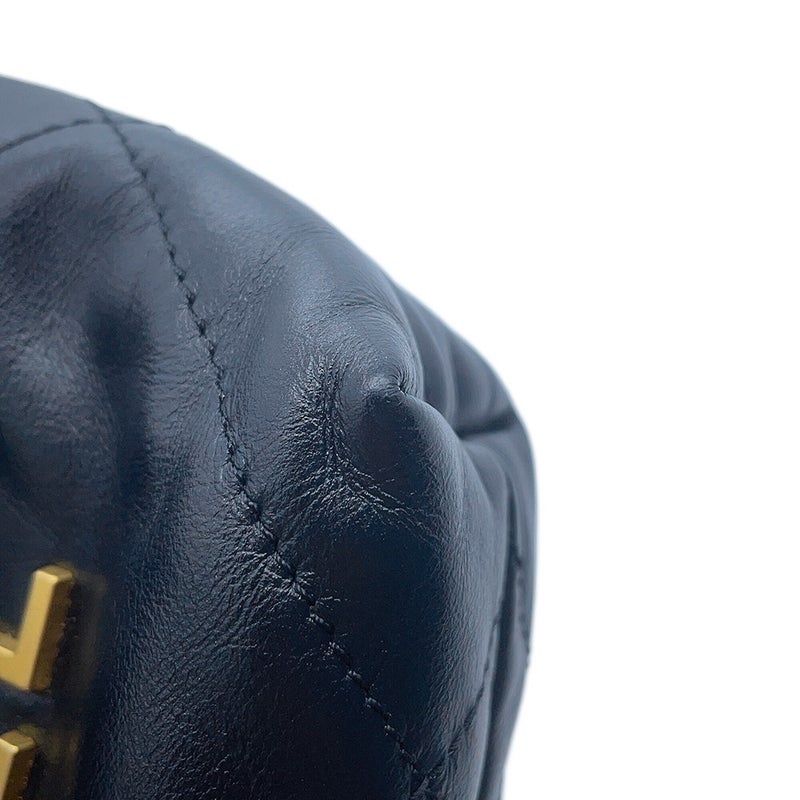 シャネル ハンドバッグ CHANEL 22 ミニ ココマーク シャイニーカーフレザー AS3980 CHANEL 2way 黒