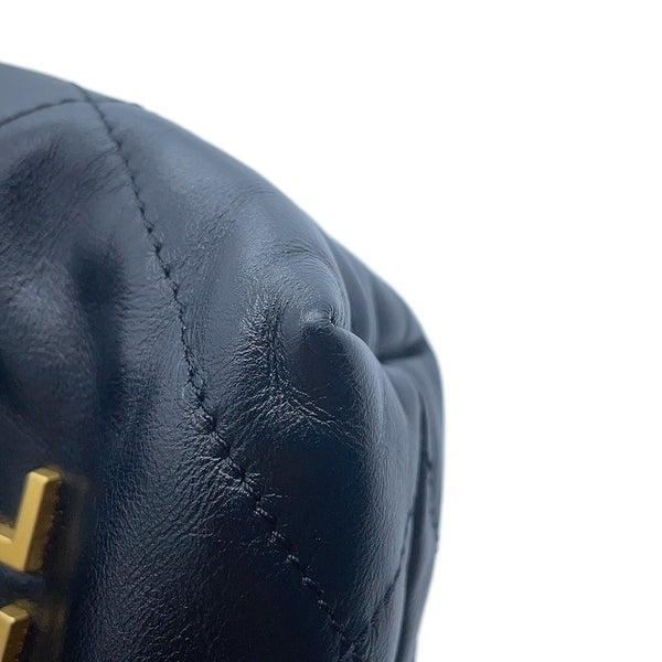 シャネル ハンドバッグ CHANEL 22 ミニ ココマーク シャイニーカーフレザー AS3980 CHANEL 2way 黒