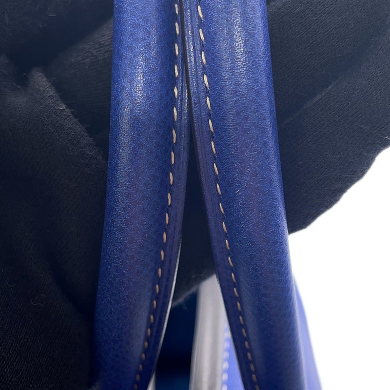 エルメス バーキン35 キャンディ ブルーエレクトリック/ミコノス/シルバー金具 エプソン □O刻印 HERMES Birkin ハンドバッグ