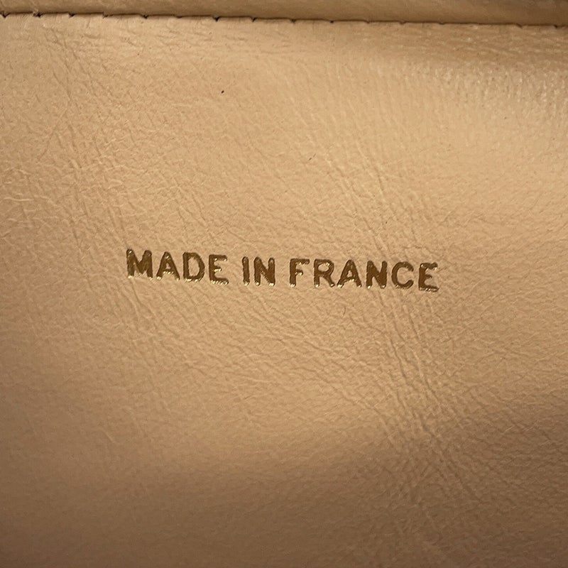 シャネル ショルダーバッグ バイアスステッチ ココマーク スエード CHANEL タッセル付き