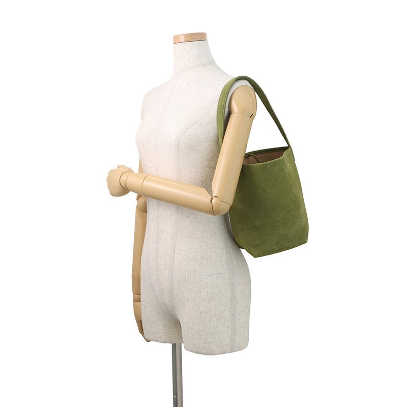 ザ ロウ トートバッグ N/S パークトート スモール レザー W1314 THE ROW グリーン