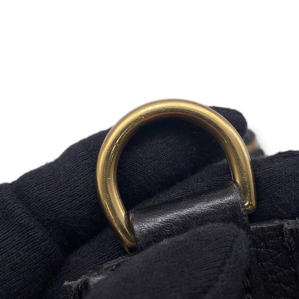 エルメス ショルダーバッグ エブリン 1 GM ブラック/ゴールド金具 トリヨンクレマンス □A刻印 黒