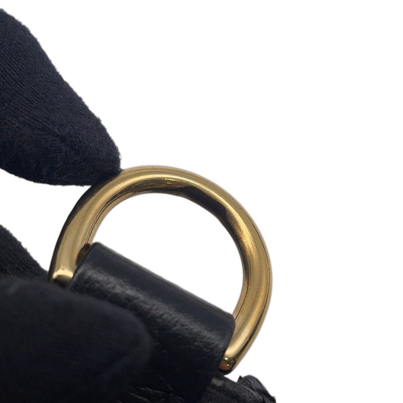 エルメス ショルダーバッグ エブリン 1 GM ブラック/ゴールド金具 トリヨンクレマンス □A刻印 黒