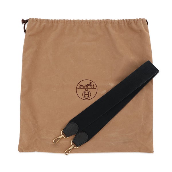 エルメス ショルダーバッグ エブリン 1 GM ブラック/ゴールド金具 トリヨンクレマンス □A刻印 黒