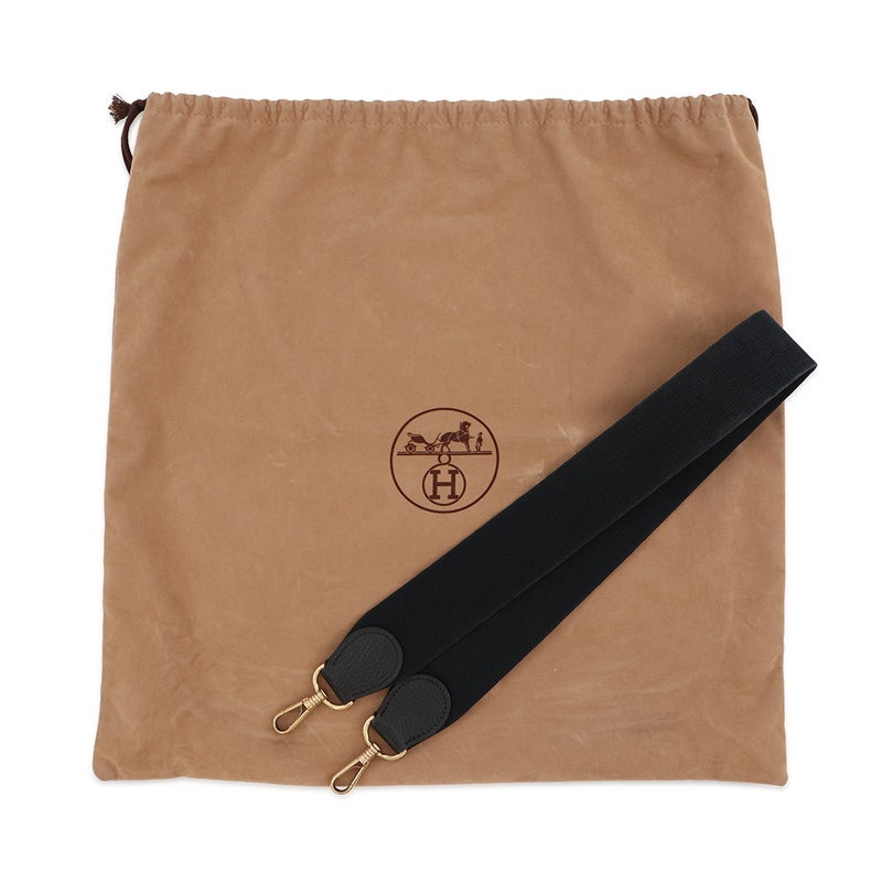 エルメス ショルダーバッグ エブリン 1 GM ブラック/ゴールド金具 トリヨンクレマンス □A刻印 黒