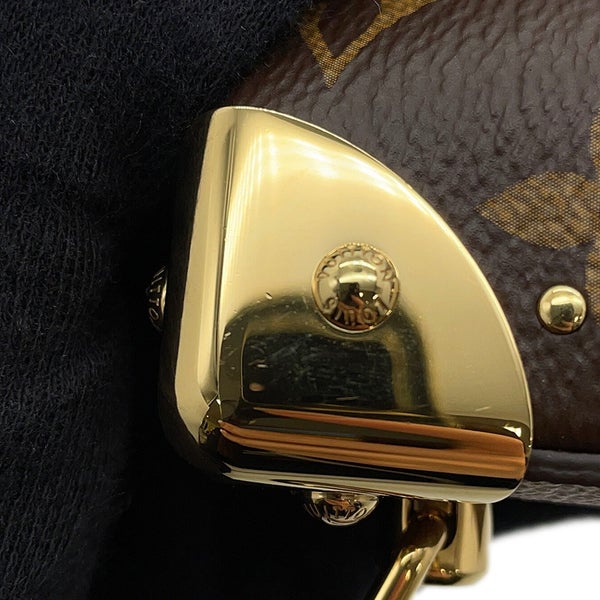 ルイヴィトン ハンドバッグ モノグラム/モノグラム・リバース スリム トランク M13147 LOUIS VUITTON 2way 黒 ブラック