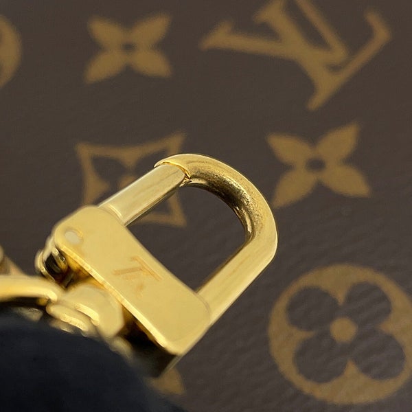 ルイヴィトン ハンドバッグ モノグラム/モノグラム・リバース スリム トランク M13147 LOUIS VUITTON 2way 黒 ブラック