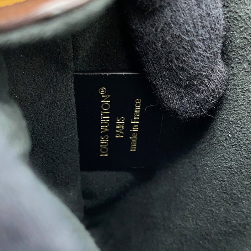 ルイヴィトン ハンドバッグ モノグラム/モノグラム・リバース スリム トランク M13147 LOUIS VUITTON 2way 黒 ブラック