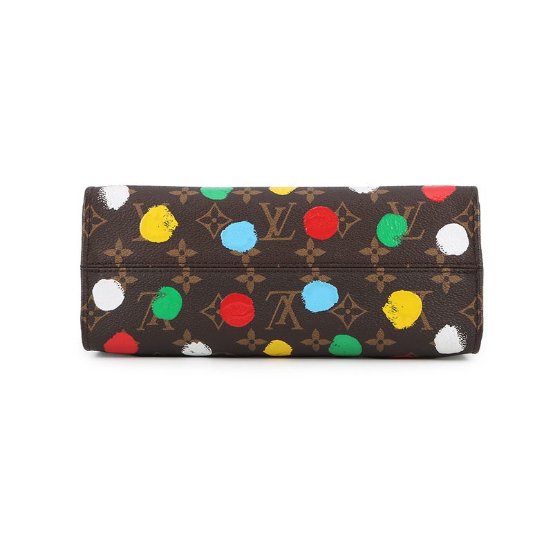 ルイヴィトン ハンドバッグ モノグラム/ペインティッド ドット LV × YK オンザゴーPM M46380 2wayショルダー 草間彌生