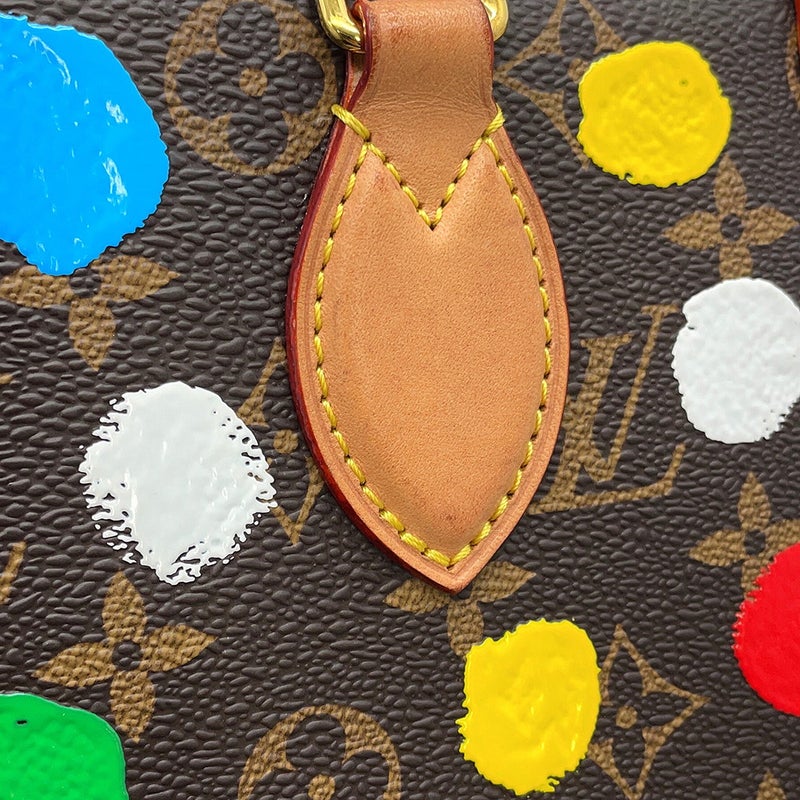 ルイヴィトン ハンドバッグ モノグラム/ペインティッド ドット LV × YK オンザゴーPM M46380 2wayショルダー 草間彌生