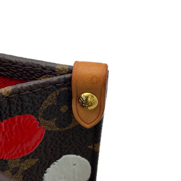 ルイヴィトン ハンドバッグ モノグラム/ペインティッド ドット LV × YK オンザゴーPM M46380 2wayショルダー 草間彌生