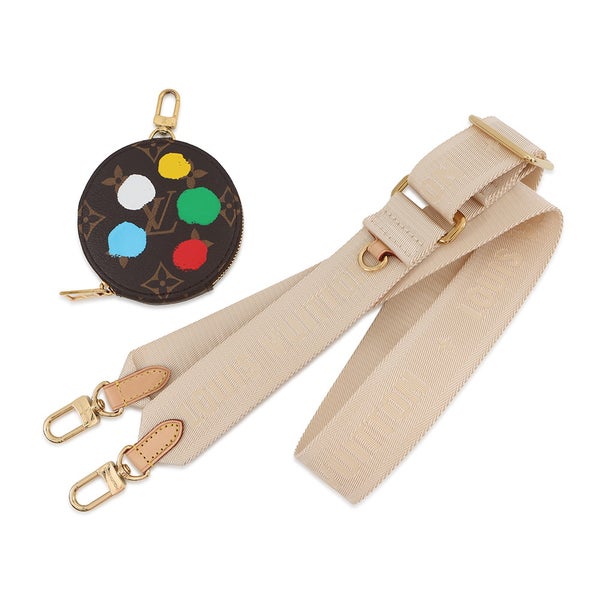 ルイヴィトン ハンドバッグ モノグラム/ペインティッド ドット LV × YK オンザゴーPM M46380 2wayショルダー 草間彌生