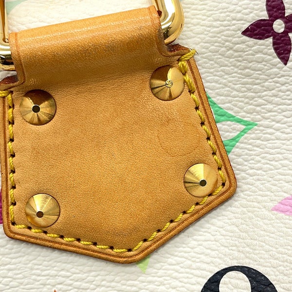 ルイヴィトン ハンドバッグ モノグラム・マルチカラー スピーディ30 M92643 LOUIS VUITTON ヴィトン バッグ 白