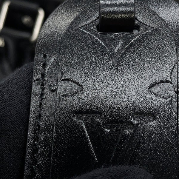 ルイヴィトン ハンドバッグ キーポル カーゴ バンドリエール25 カーフレザー M13988 LOUIS VUITTON 2way 黒 ブラック