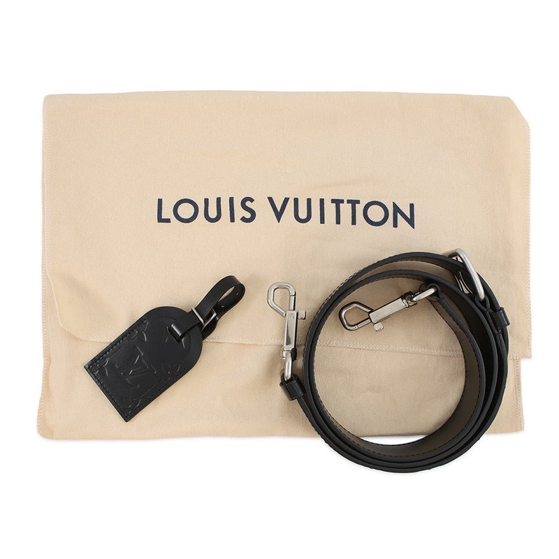 ルイヴィトン ハンドバッグ キーポル カーゴ バンドリエール25 カーフレザー M13988 LOUIS VUITTON 2way 黒 ブラック