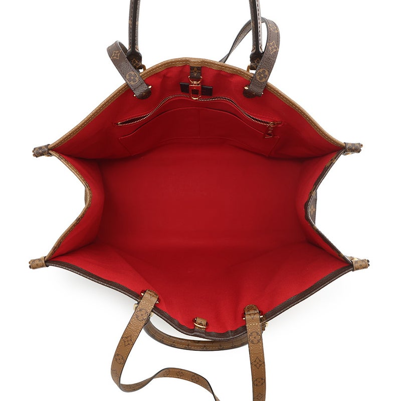 ルイヴィトン トートバッグ モノグラム・リバース ジャイアント オンザゴーGM M45320 ヴィトン 2wayショルダーバッグ