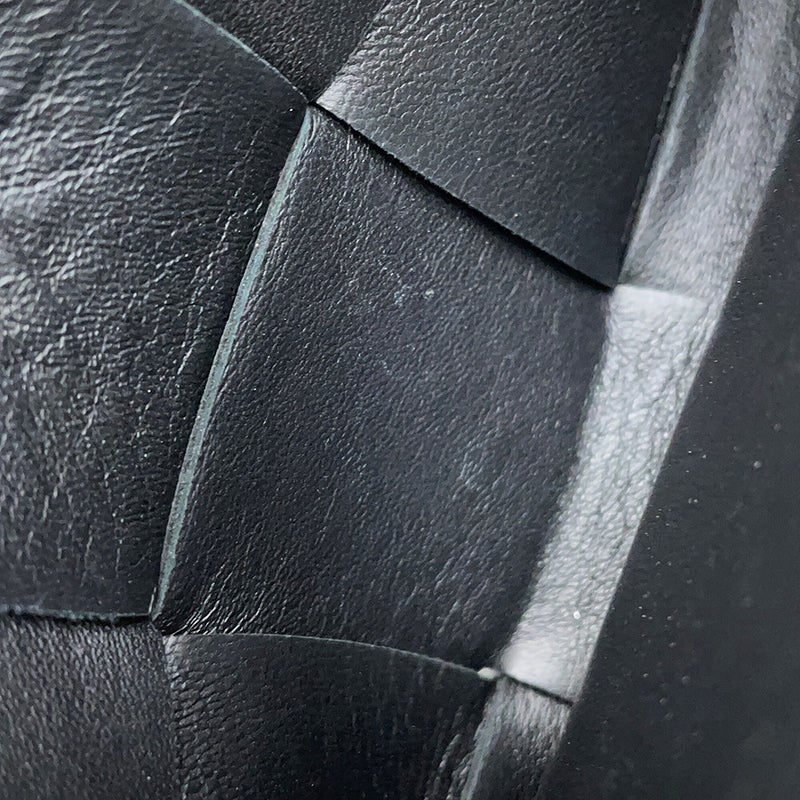 ボッテガヴェネタ ボディバッグ マキシイントレチャート カセット ベルトバッグ 668572 BOTTEGA VENETA 黒