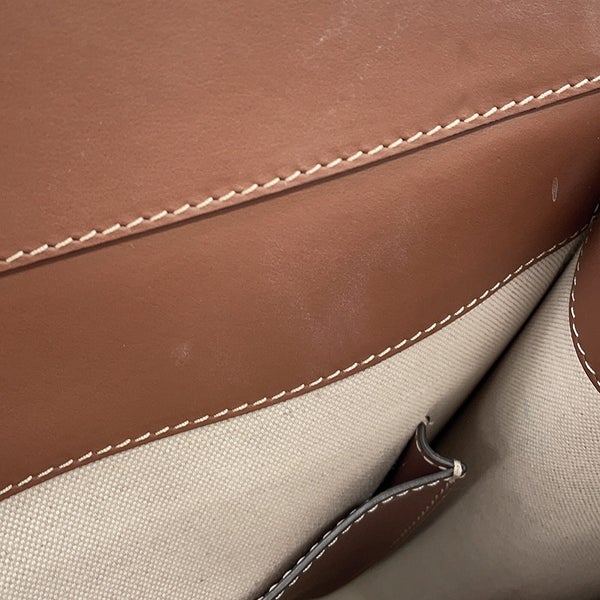 バーバリー ハンドバッグ ミディアム ポケットバッグ キャンバス レザー 8039362 BURBERRY 2way