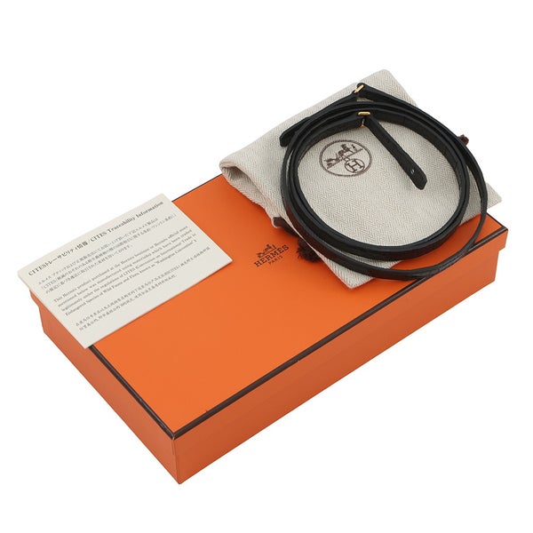 エルメス ケリーウォレット ロング トゥーゴー ブラック/ゴールド金具 アリゲーターシャイン B刻印 黒