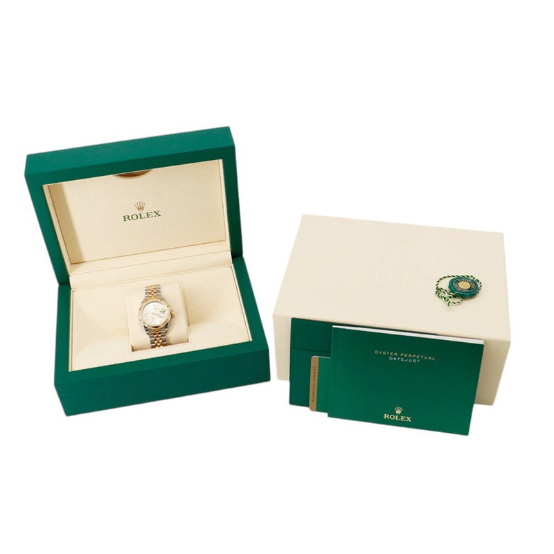 ロレックス レディ デイトジャスト28 SS/K18YG 279173G ROLEX 腕時計 シャンパン文字盤 スターダイヤ