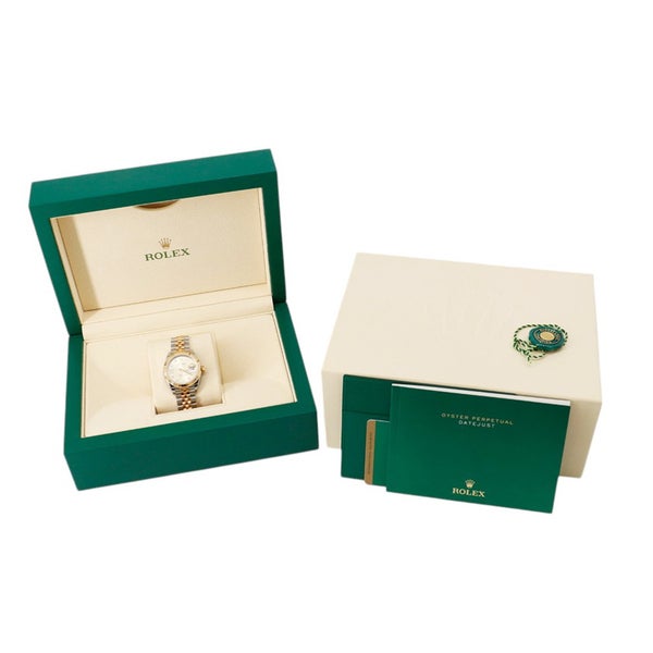 ロレックス レディ デイトジャスト28 SS/K18YG 279173G ROLEX 腕時計 シャンパン文字盤 スターダイヤ