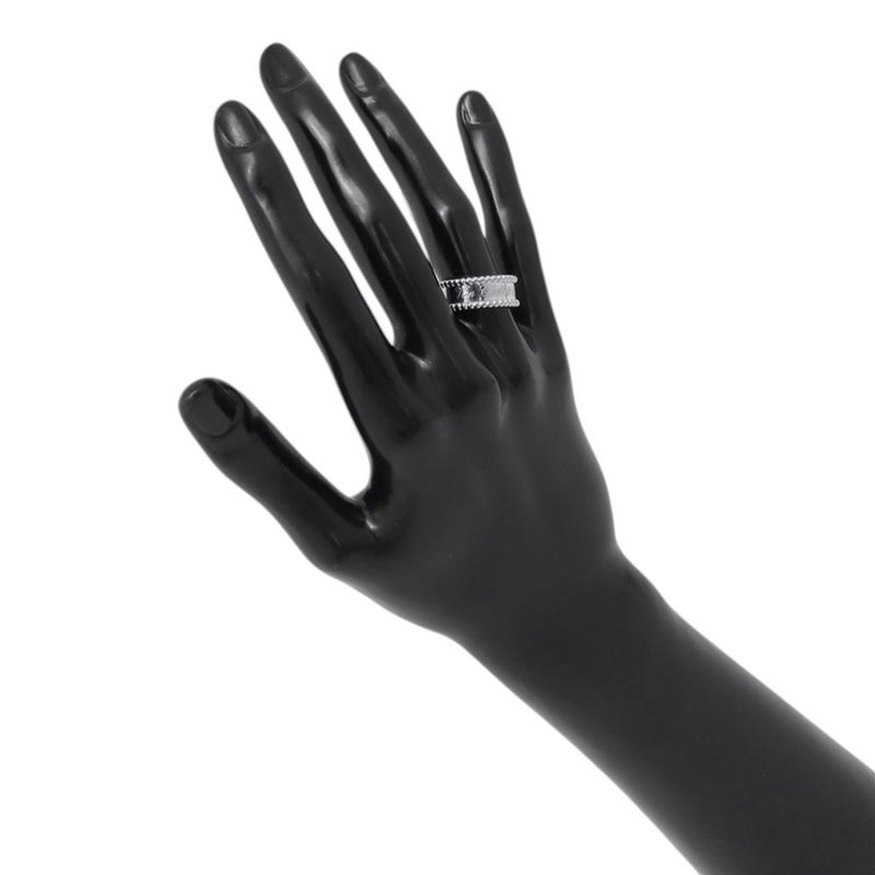 ヴァンクリ リング ペルレ シニアチュール リング K18WGホワイトゴールド サイズ52 VCARN32300/VCARN32352 指輪