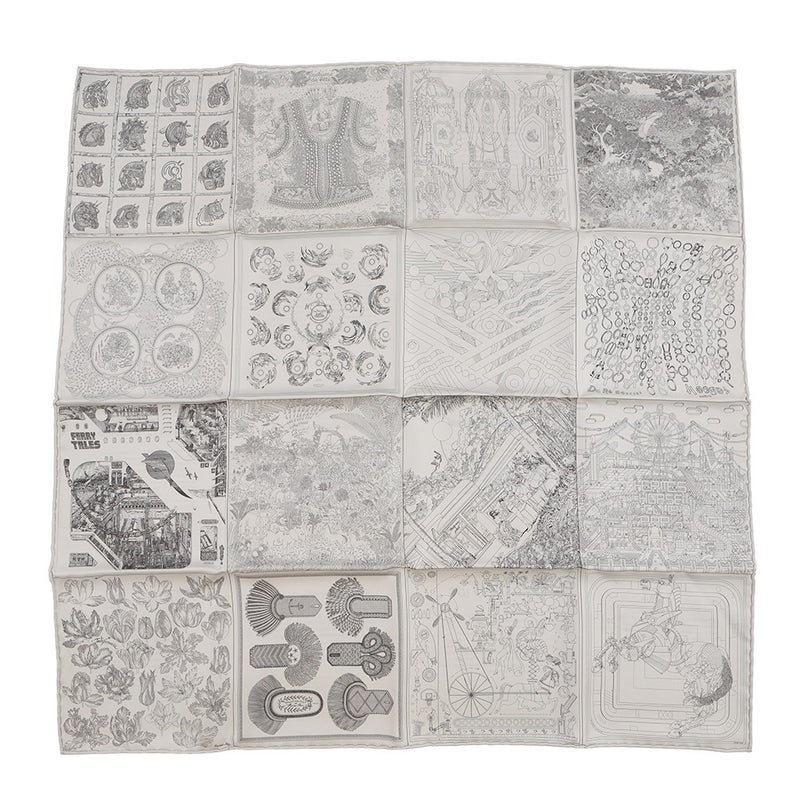 エルメス スカーフ カレ60 カレ ダブルフェイス ロボカバール  HERMES 2023年イヤーズギフト