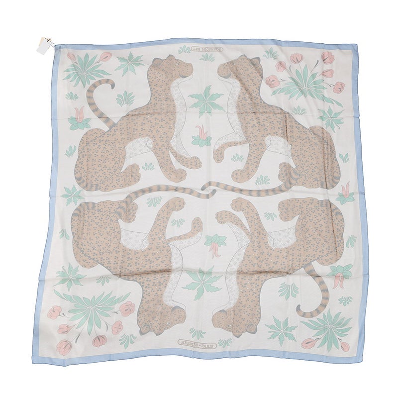 エルメス スカーフ カレ140 レオパード Les Leopard シルク HERMES シルクモスリン 2022春夏