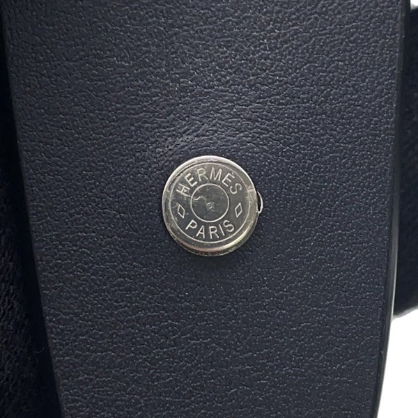 エルメス カチューシャ セリエグレース ネイビー/マルチカラー/シルバー金具 スイフト HERMES ヘアバンド