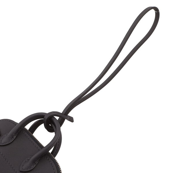 エルメス バッグチャーム ボリードシャーク キャバン/シルバー金具 スイフト W刻印 黒