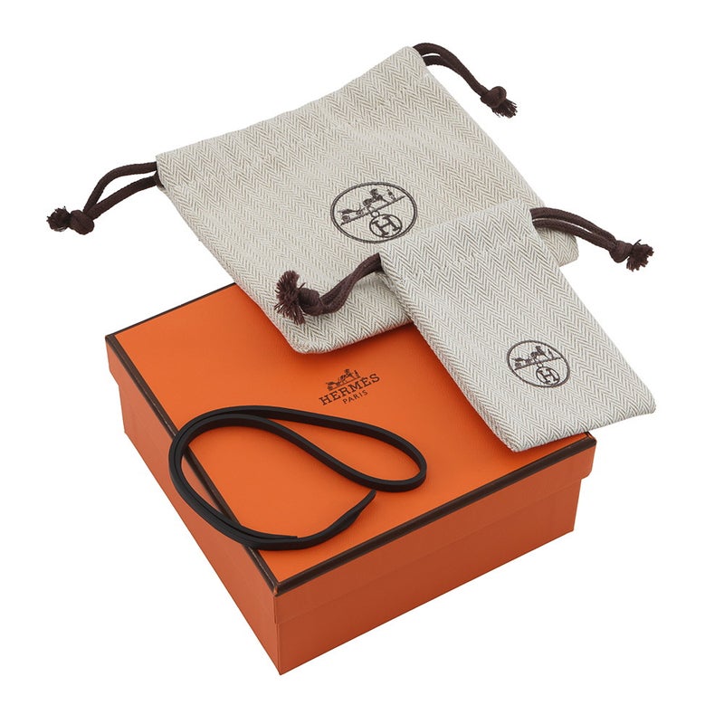 エルメス バッグチャーム ボリードシャーク キャバン/シルバー金具 スイフト W刻印 黒