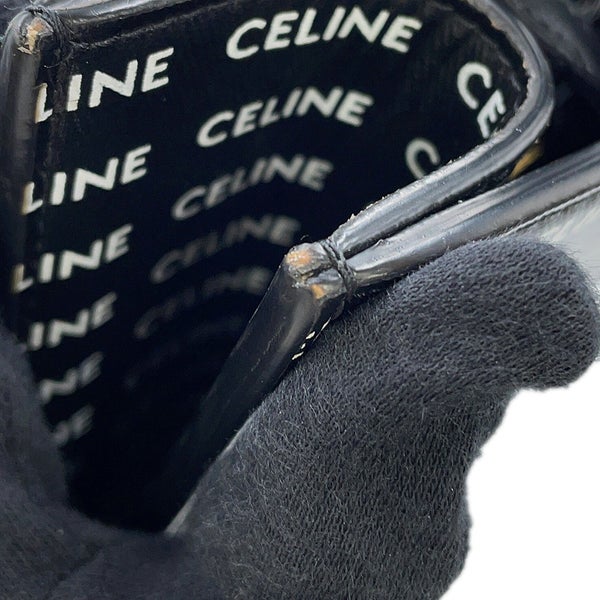 セリーヌ トートバッグ スモール バーティカル カバ ロゴ 総柄 PVC 191542DT2 CELINE 2way 黒