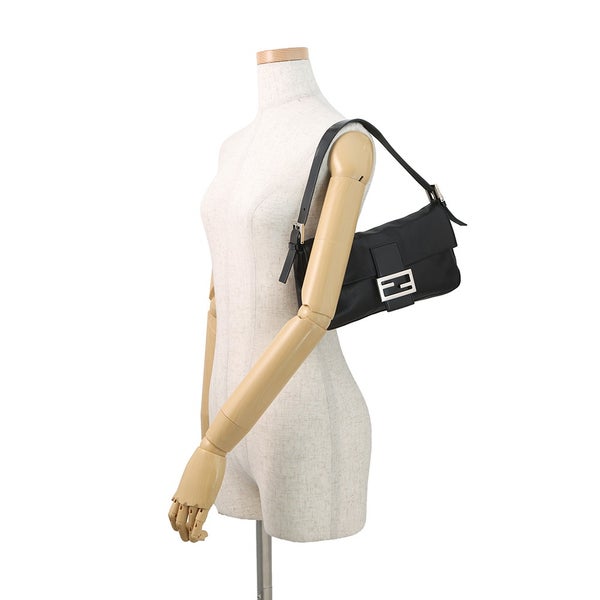 フェンディ ハンドバッグ マンマバケット レザー 26424 FENDI ワンショルダー 黒