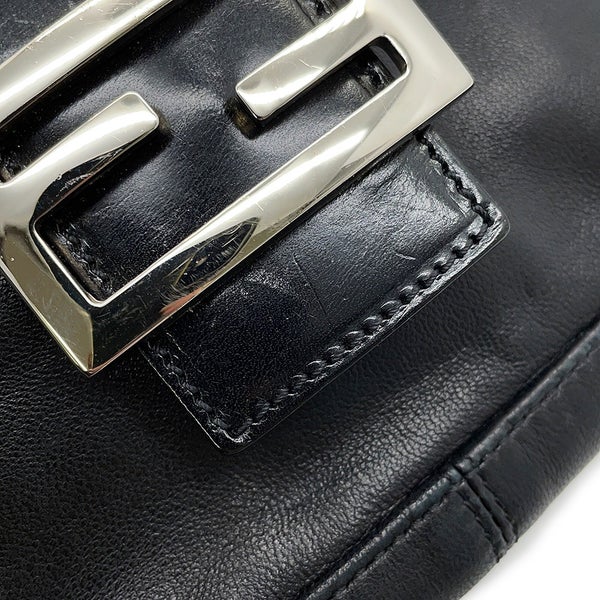 フェンディ ハンドバッグ マンマバケット レザー 26424 FENDI ワンショルダー 黒
