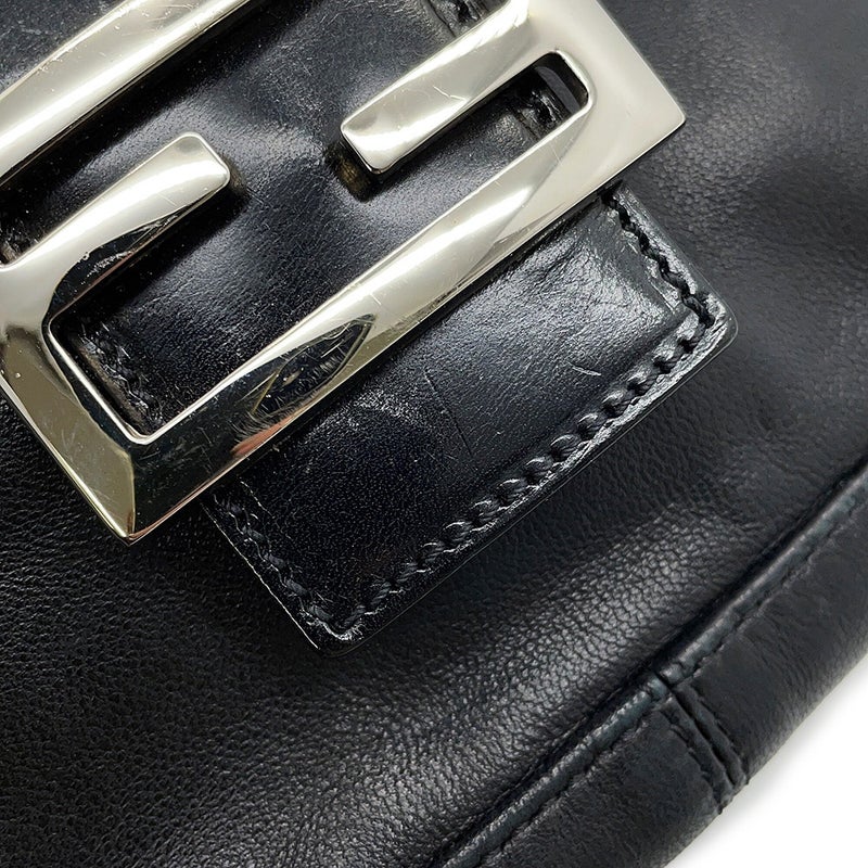 フェンディ ハンドバッグ マンマバケット レザー 26424 FENDI ワンショルダー 黒