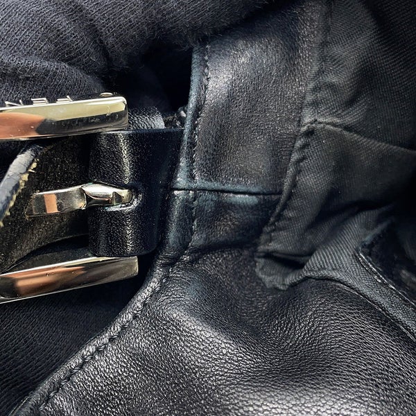 フェンディ ハンドバッグ マンマバケット レザー 26424 FENDI ワンショルダー 黒