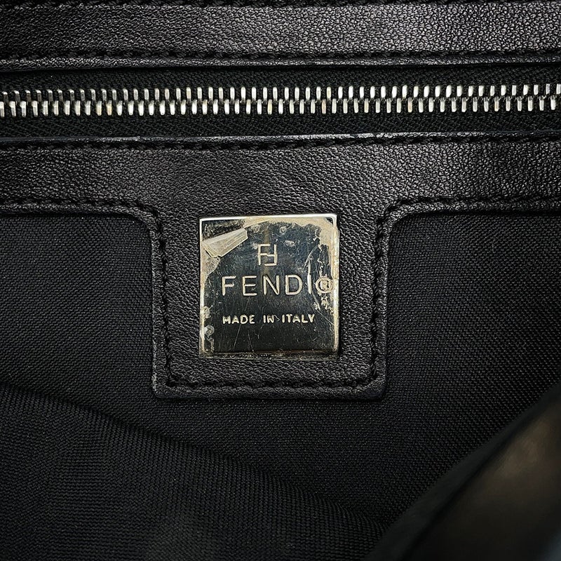 フェンディ ハンドバッグ マンマバケット レザー 26424 FENDI ワンショルダー 黒