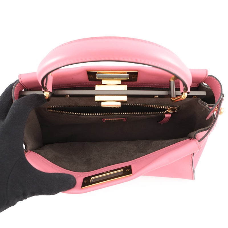 フェンディ ハンドバッグ ピーカブー レギュラー レザー 8BN290 FENDI 2way ショルダー