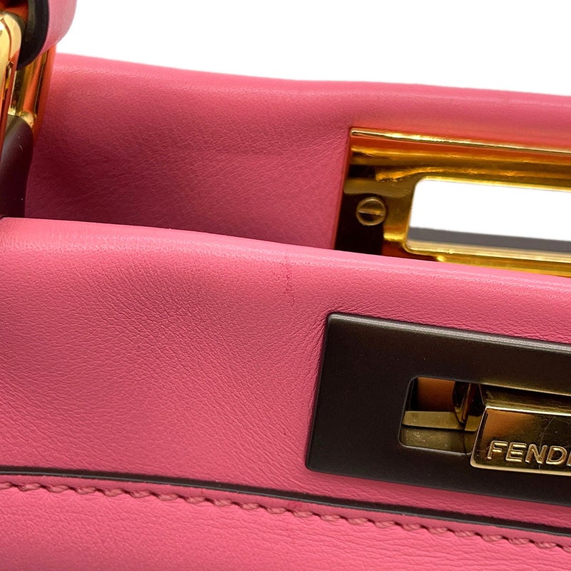 フェンディ ハンドバッグ ピーカブー レギュラー レザー 8BN290 FENDI 2way ショルダー