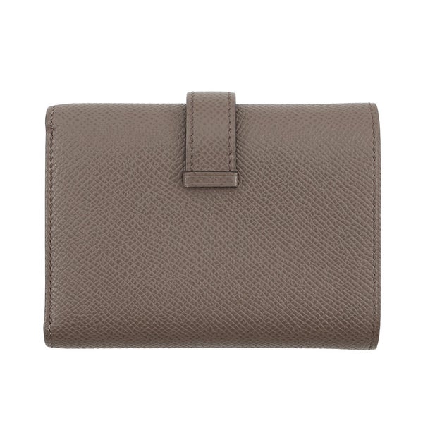 エルメス 三つ折り財布 ベアンコンビネ ヴェルソ エタン/エトゥープ/ゴールド金具 エプソン K刻印