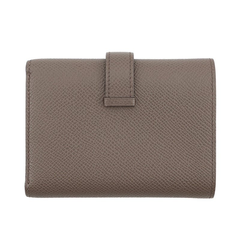 エルメス 三つ折り財布 ベアンコンビネ ヴェルソ エタン/エトゥープ/ゴールド金具 エプソン K刻印