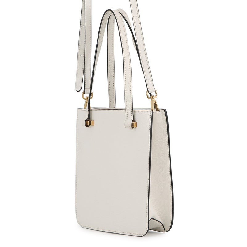 ミュウミュウ ハンドバッグ マドラス スクエア トート レザー 5BA231 Miu Miu 2way 白