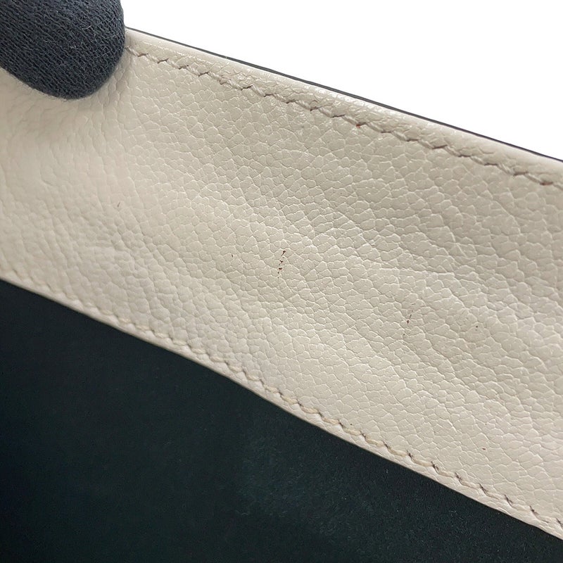 ミュウミュウ ハンドバッグ マドラス スクエア トート レザー 5BA231 Miu Miu 2way 白