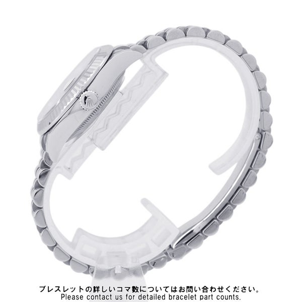 ロレックス デイトジャスト31 SS/K18WG ランダムシリアル ルーレット 278274 ROLEX 腕時計 ブライトブルー文字盤