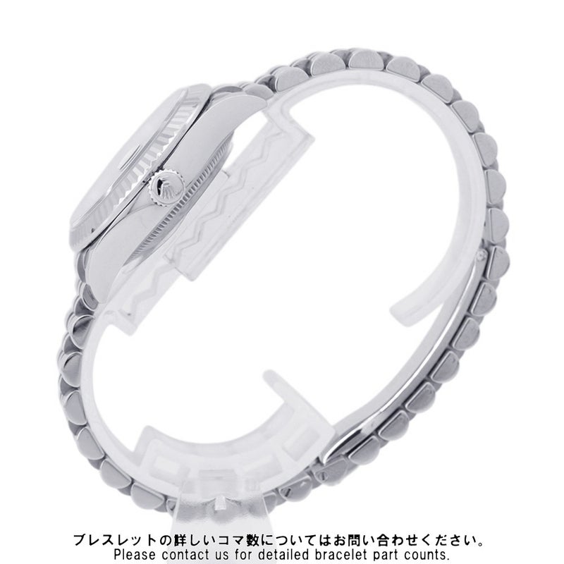 ロレックス デイトジャスト31 SS/K18WG ランダムシリアル ルーレット 278274 ROLEX 腕時計 ブライトブルー文字盤