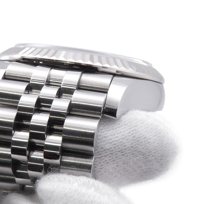 ロレックス デイトジャスト31 SS/K18WG ランダムシリアル ルーレット 278274 ROLEX 腕時計 ブライトブルー文字盤