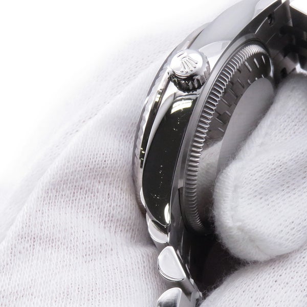 ロレックス デイトジャスト31 SS/K18WG ランダムシリアル ルーレット 278274 ROLEX 腕時計 ブライトブルー文字盤